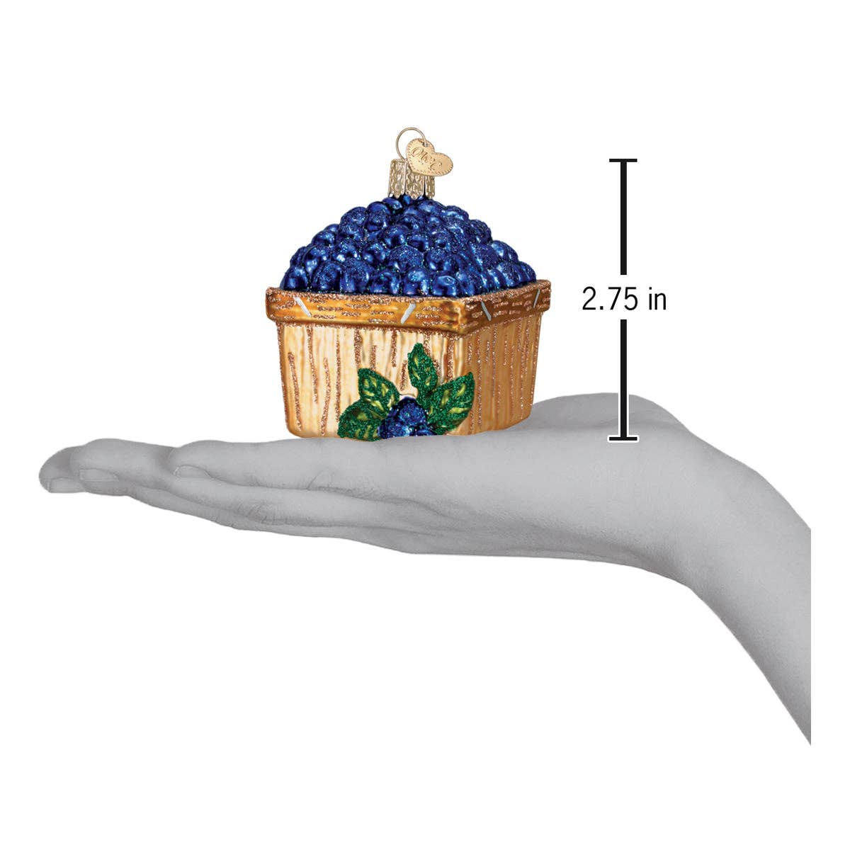 Basket Of Blueberries: 28102 / 12_8_6_10_L / 2.75 X 2.25 X 2.25