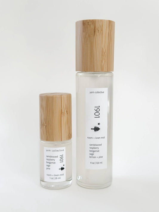 1901- 1 oz Pine + Fig Leaf Room & Linen Mist