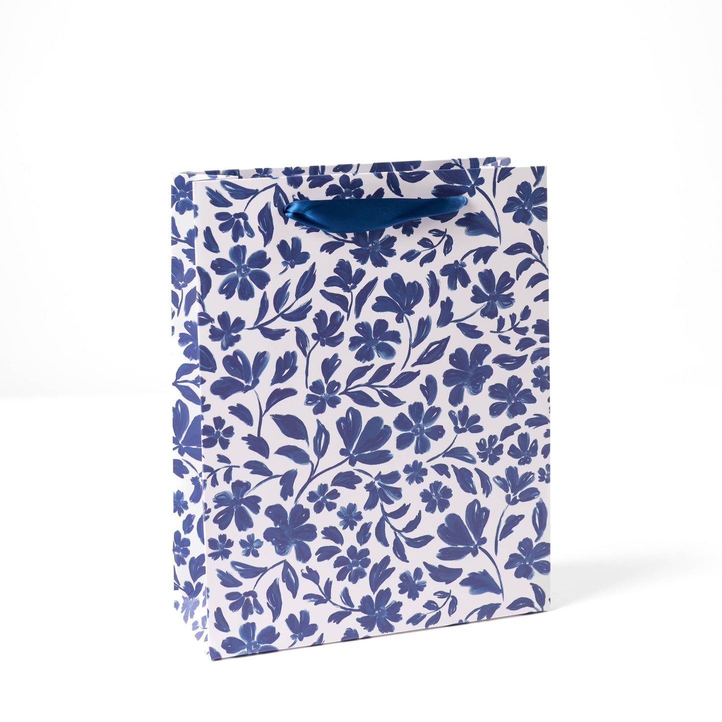 Porcelain Floral Gift Bag: Wine
