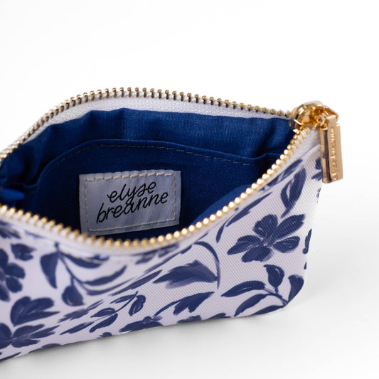 Porcelain Floral Coin Pouch