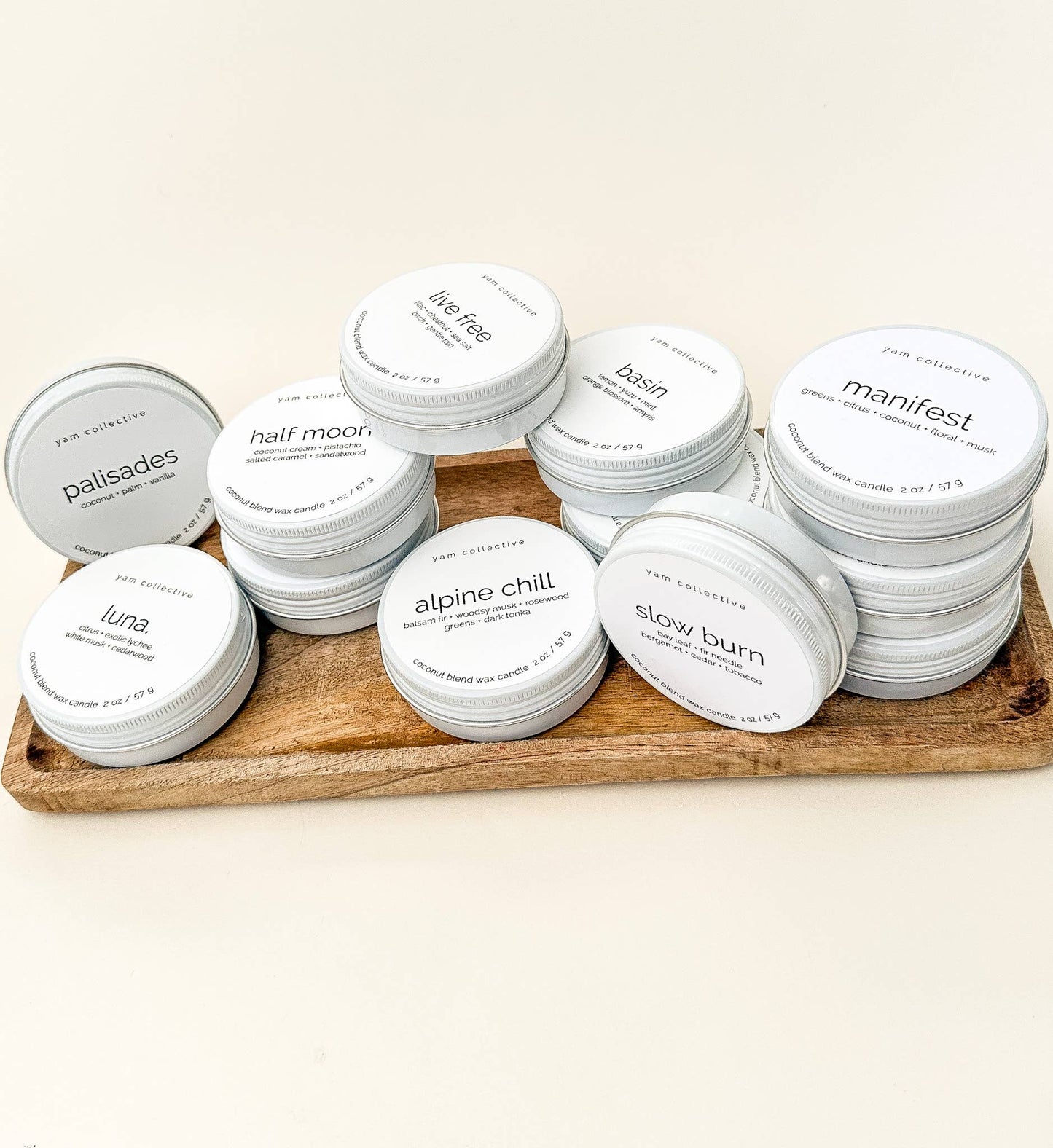 Aires - 2 oz Leite de Coco + Vanilla Travel Tin Candle