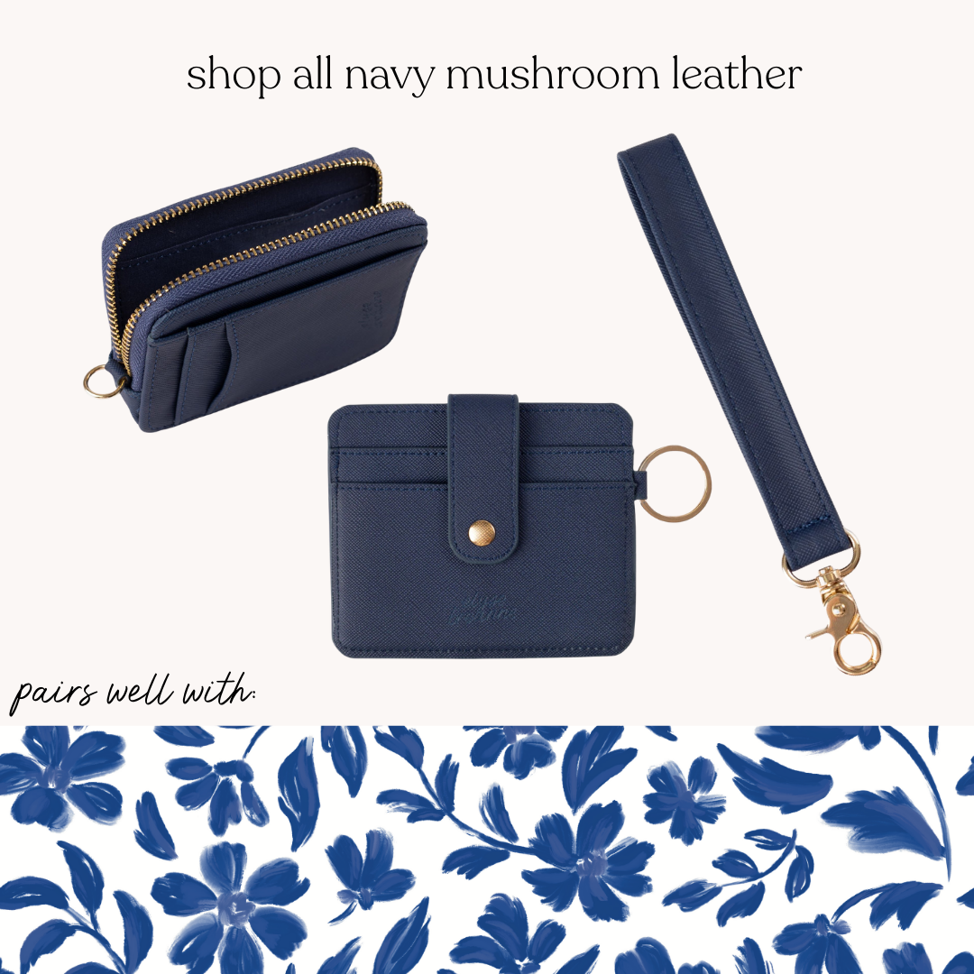 Navy Wristlet Keychain