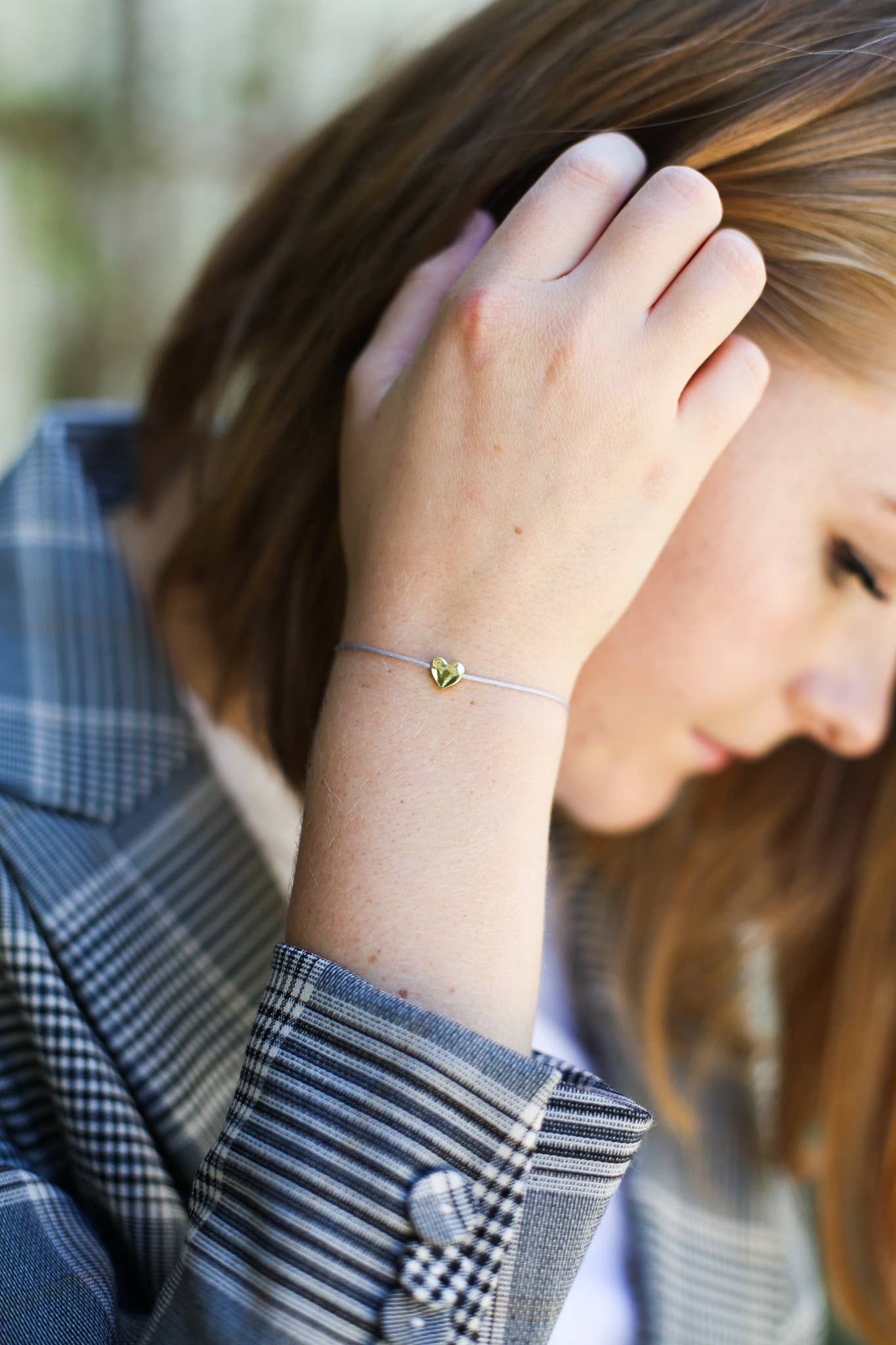 Birthday Bracelet + Envelope - 'Here's Some Birthday Love!': Yellow Gold