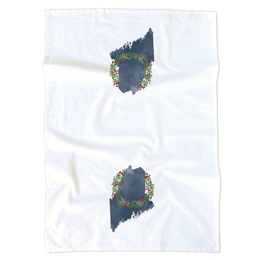 Maine Holiday Kitchen Tea Towel | Maine Kitchen Towel - kennedy and co