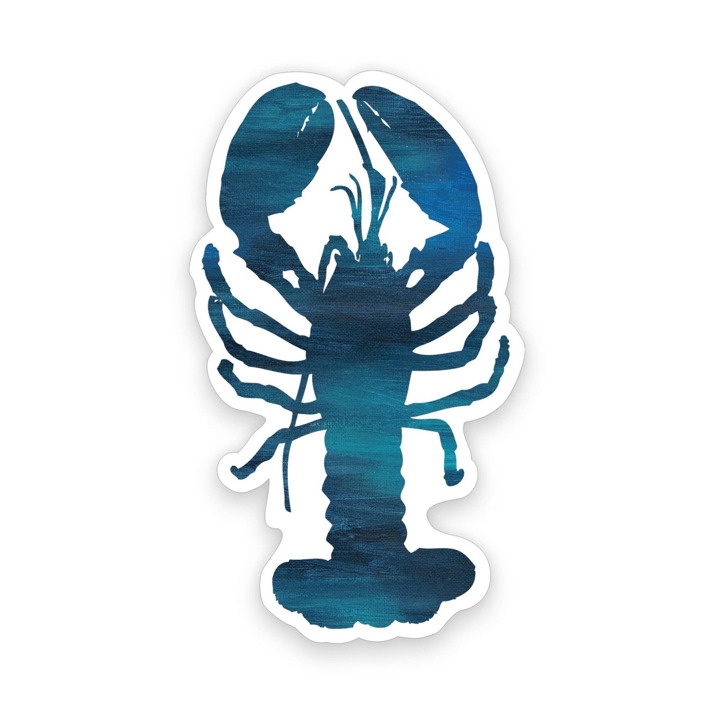 Blue Lobster Sticker | Coastal Sticker | 1.75" x 3" - kennedy and co