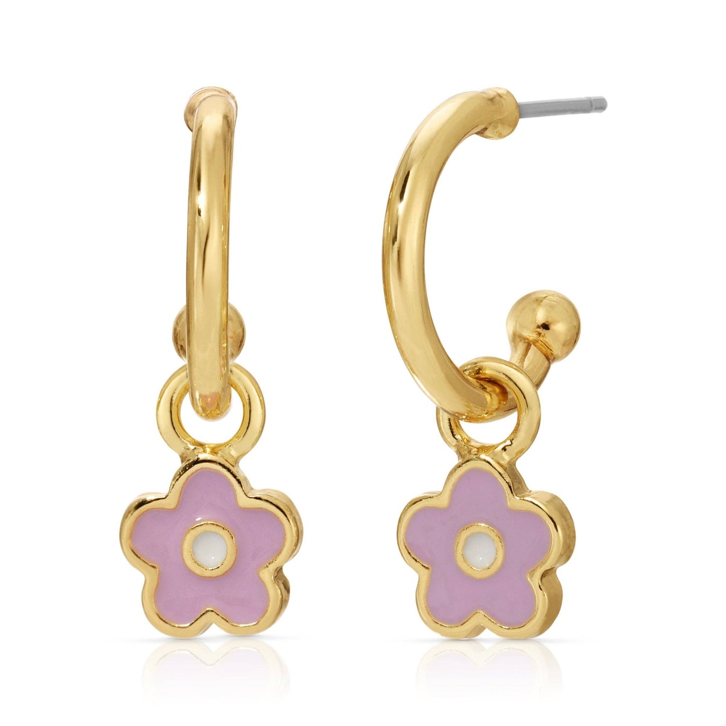 Hoops with Drop - Flower - FLOWER - kennedy and co