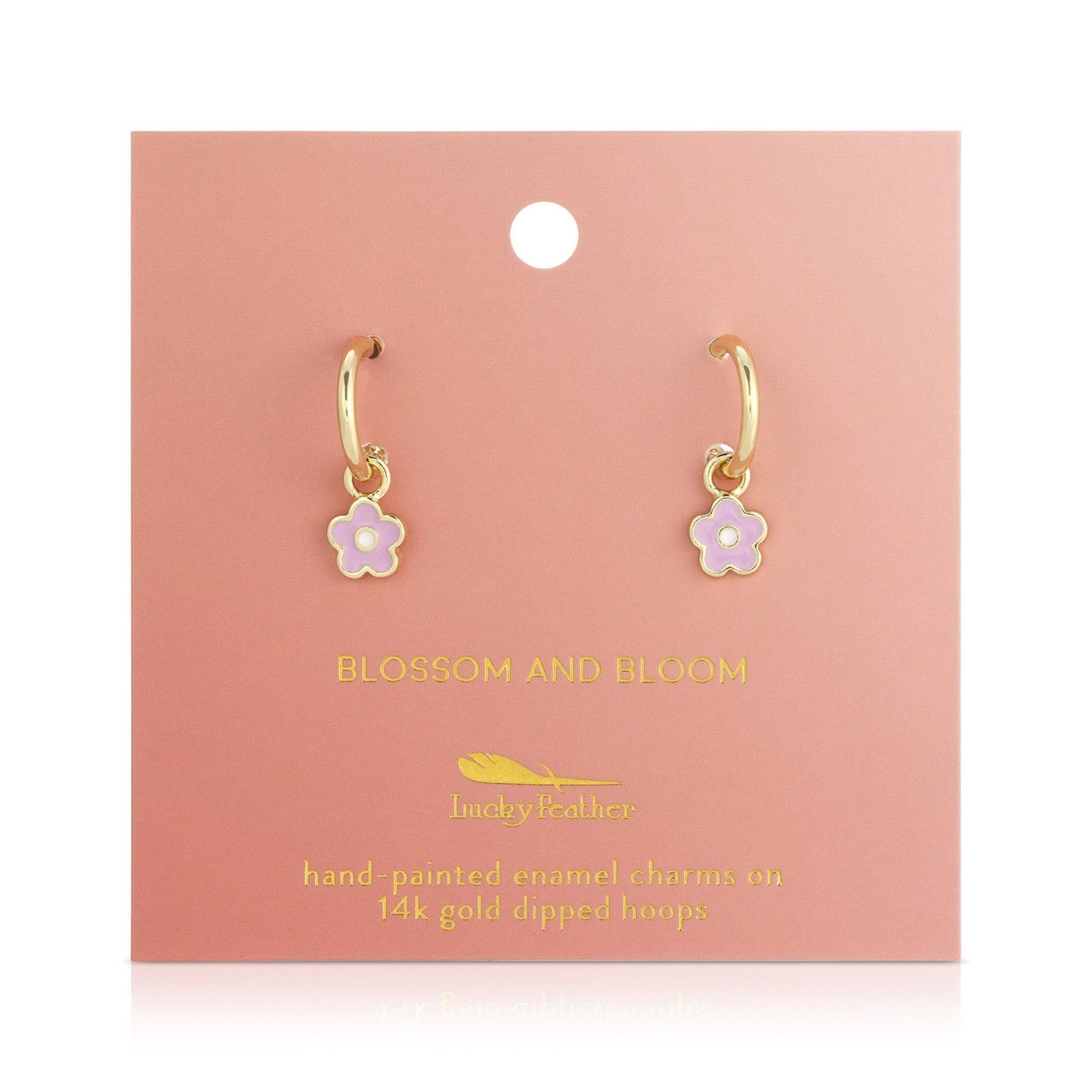 Hoops with Drop - Flower - FLOWER - kennedy and co