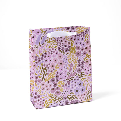 Lilac Floral Gift Bag: Large