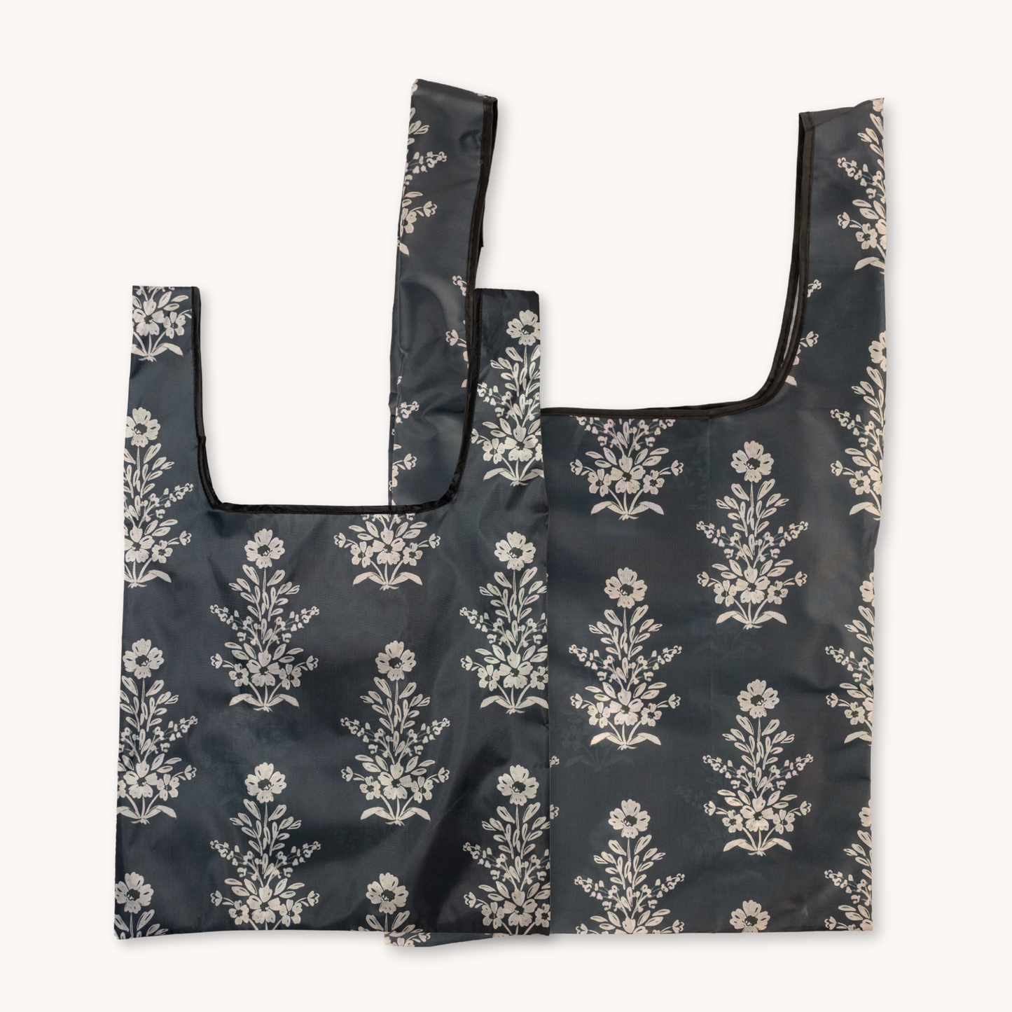 Midnight Damask Reusable Bag: Regular
