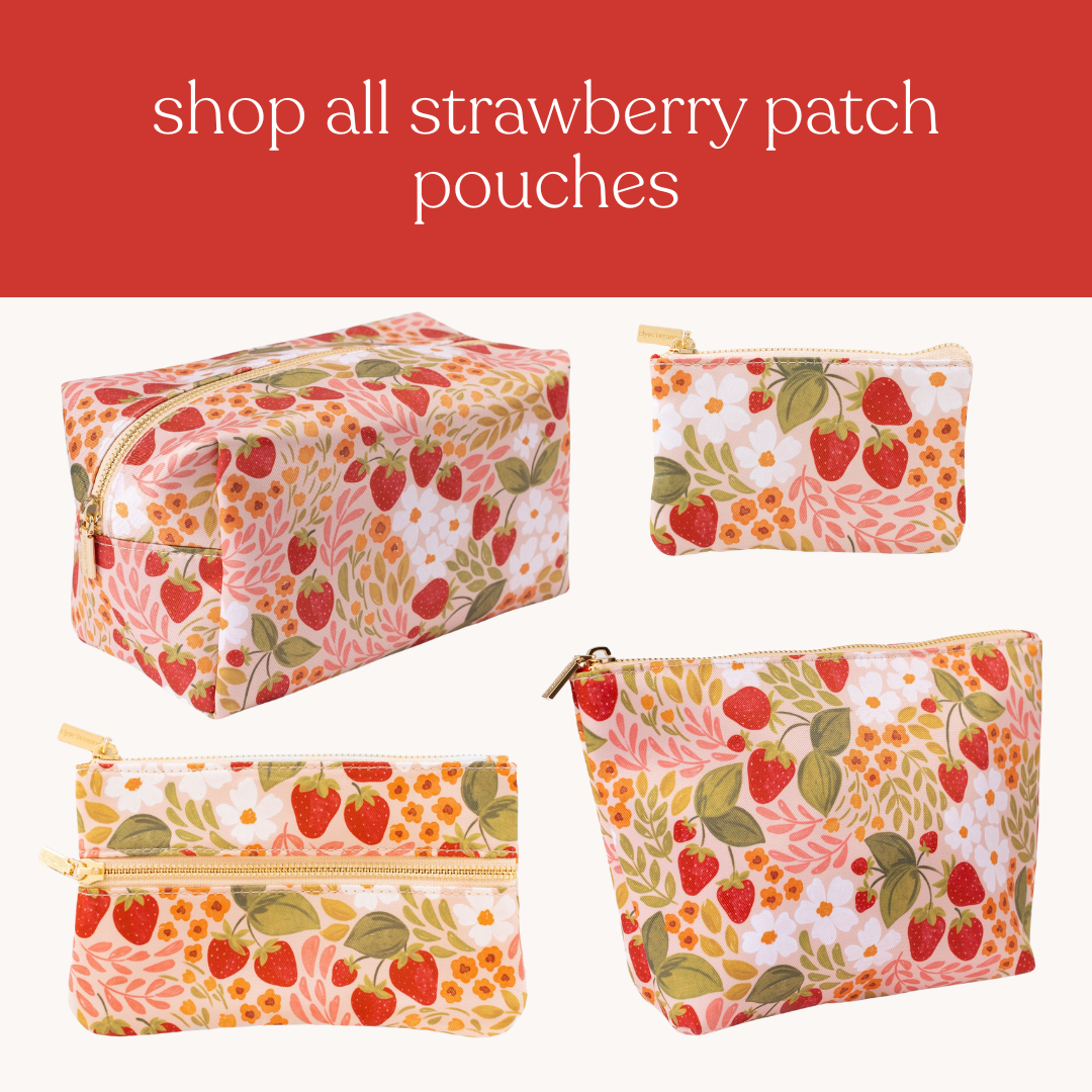 Strawberry Patch Coin Pouch