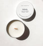 Nova- 2 oz vetiver, fig, jasmine, amber Travel Tin Candle