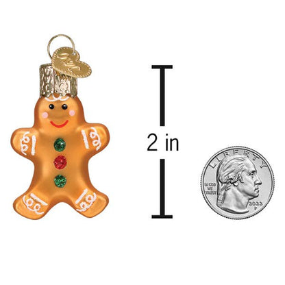 Mini Gingerbread Man Ornament: 87003 / 12_4_6_5 / 2 X 1.25 X 0.5