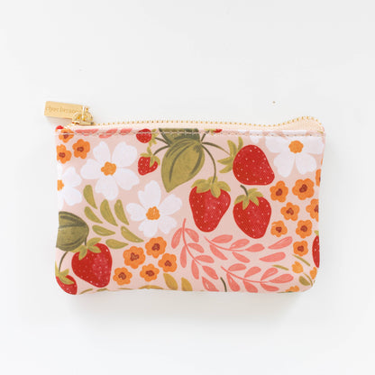 Strawberry Patch Coin Pouch