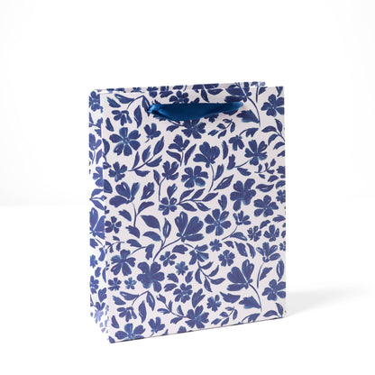 Porcelain Floral Gift Bag: Wine