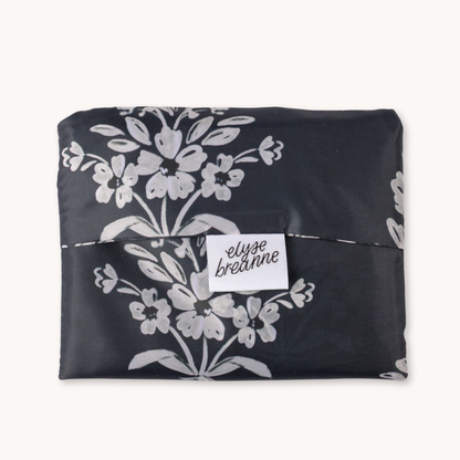 Midnight Damask Reusable Bag: Regular