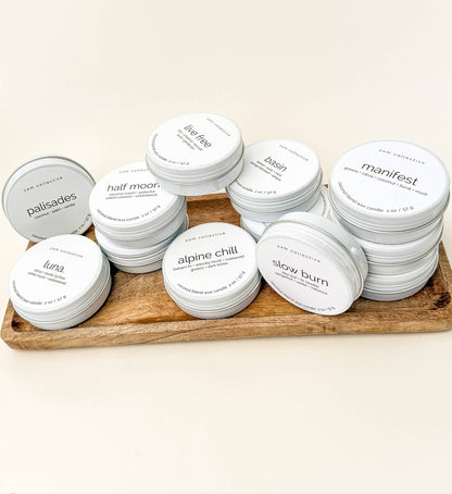 Aires - 2 oz Leite de Coco + Vanilla Travel Tin Candle