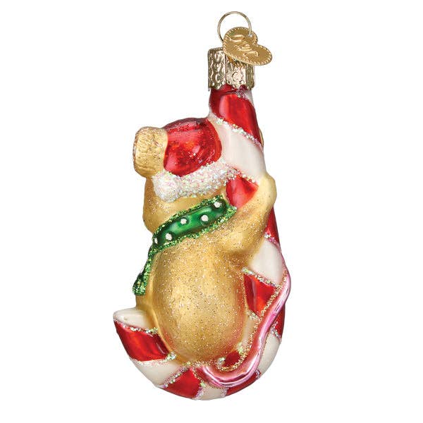Christmas Mouse Ornament: 12637 / 12_8_6_10_S / 3.5 X 1.75 X 1.5