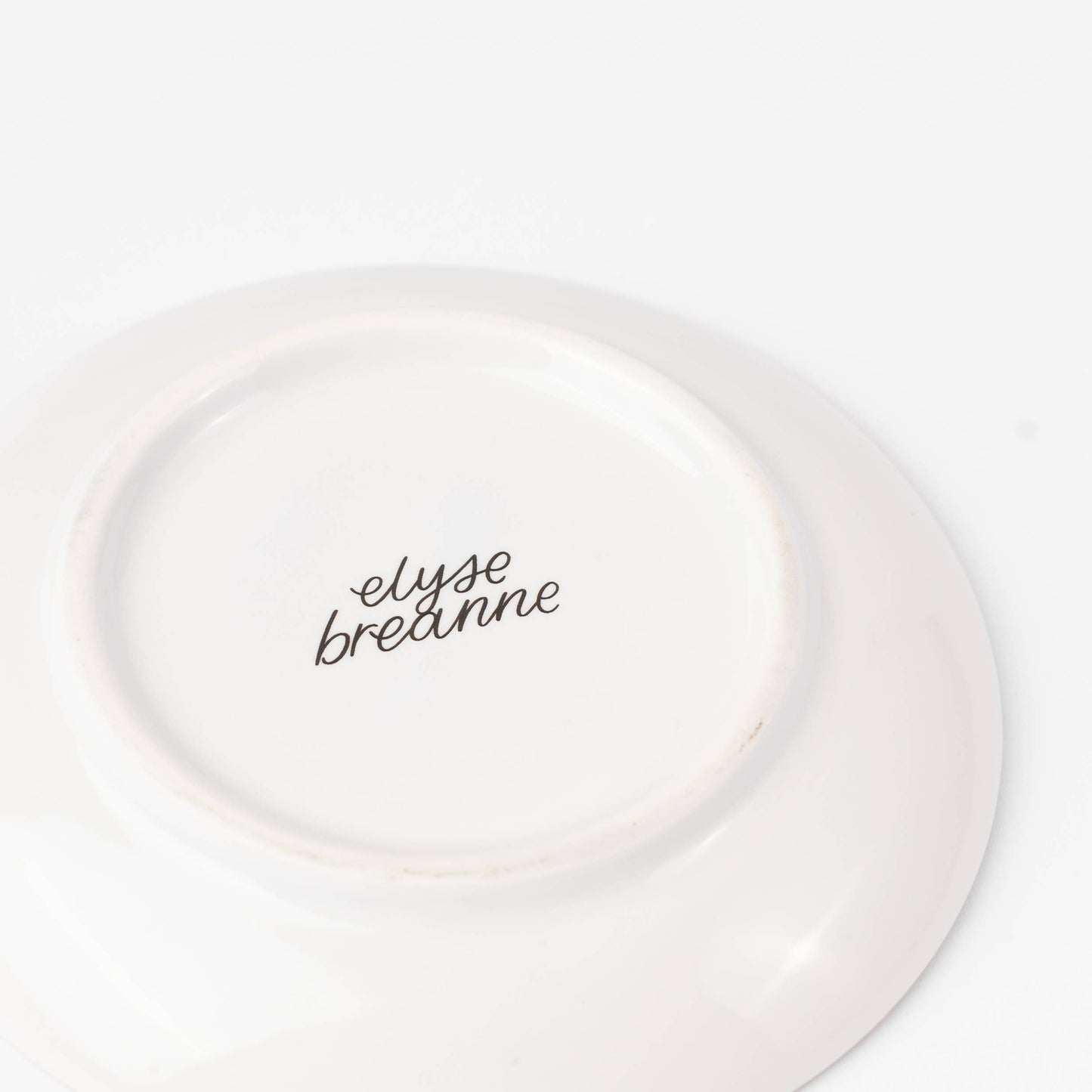 Pressed Floral Circular Trinket Dish