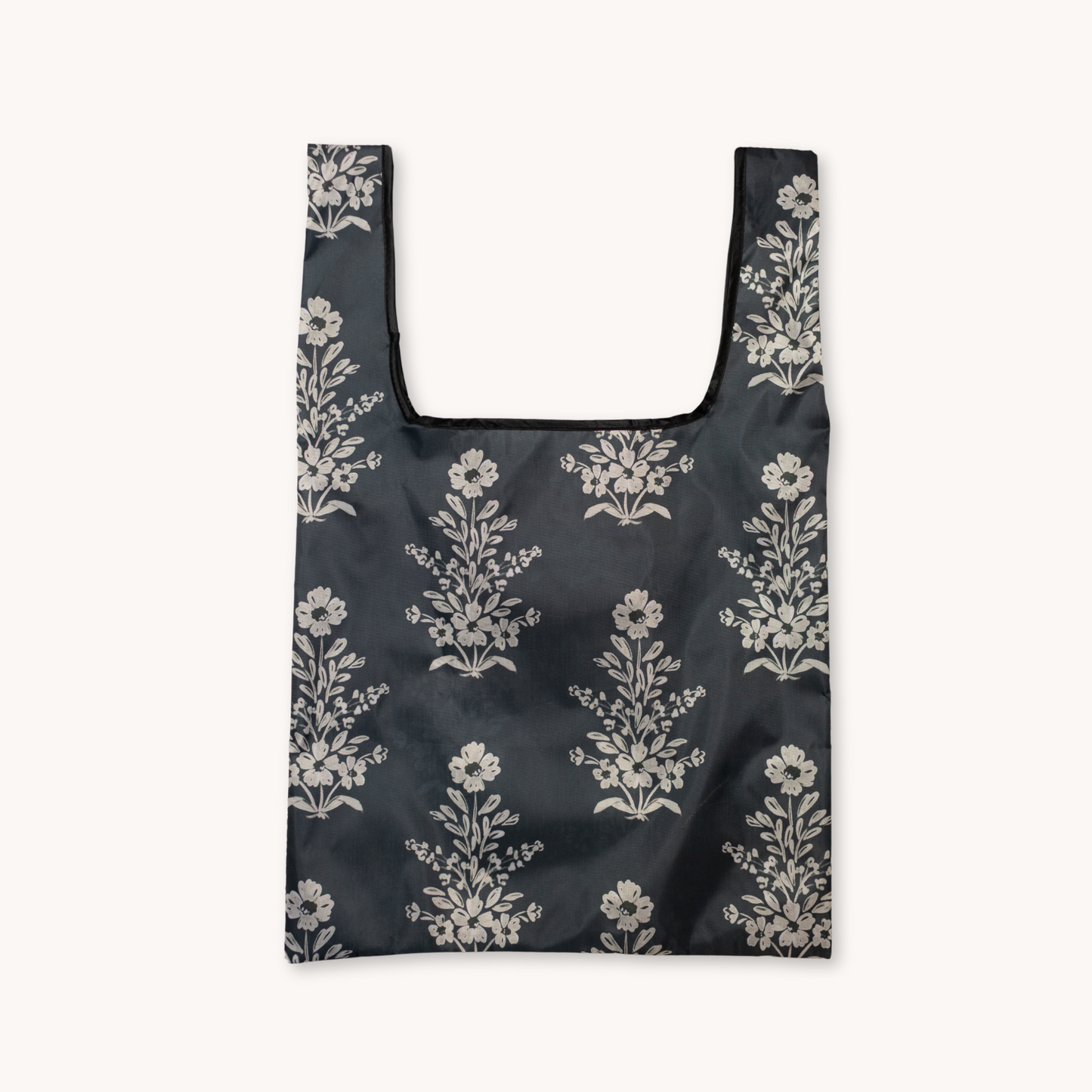 Midnight Damask Reusable Bag: Regular