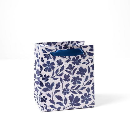 Porcelain Floral Gift Bag: Wine
