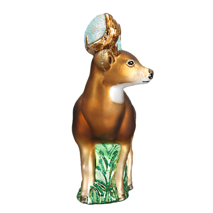 Whitetail Deer Ornament: 12162 / 12_10_6_12.5_L / 4.25 X 3.75 X 1.5