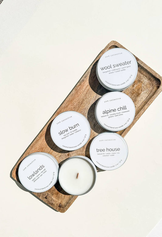 Aires - 2 oz Leite de Coco + Vanilla Travel Tin Candle