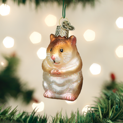 Hamster Ornament: 12530 / 12_7.2_6_9_S / 2.75 X 1.5 X 1.5