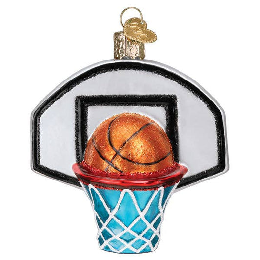 Basketball Hoop Ornament: 44164 / 12_8.8_6_11_S / 3.5 X 1.75 X 3.5
