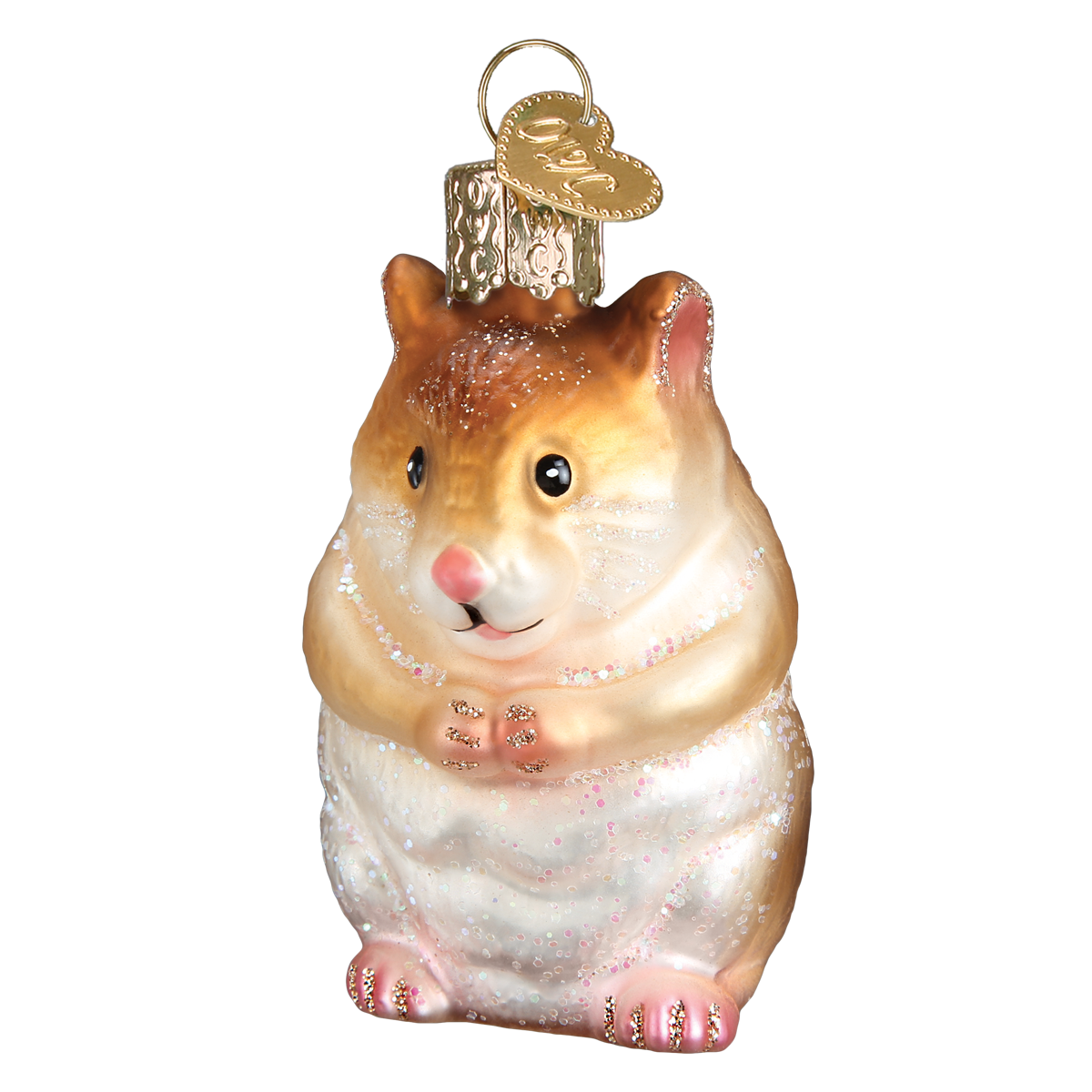 Hamster Ornament: 12530 / 12_7.2_6_9_S / 2.75 X 1.5 X 1.5