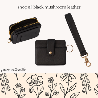 Black Wristlet Keychain