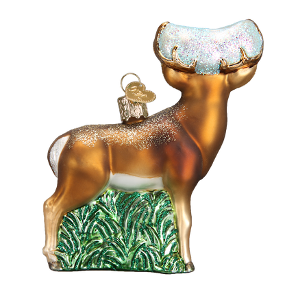 Whitetail Deer Ornament: 12162 / 12_10_6_12.5_L / 4.25 X 3.75 X 1.5