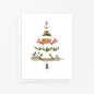 Greeting Card - Maine Tree - Holiday