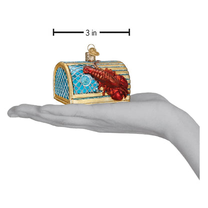 Lobster Trap Ornament: 44104 / 12_10_6_12.5_L / 2.5 X 2.25 X 3
