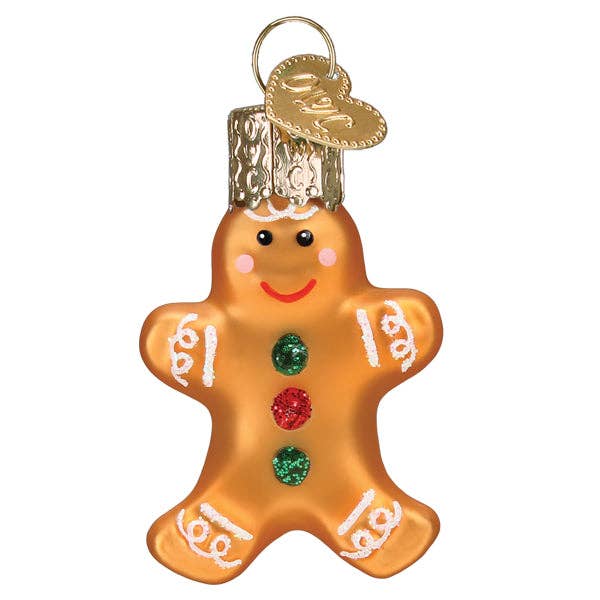 Mini Gingerbread Man Ornament: 87003 / 12_4_6_5 / 2 X 1.25 X 0.5