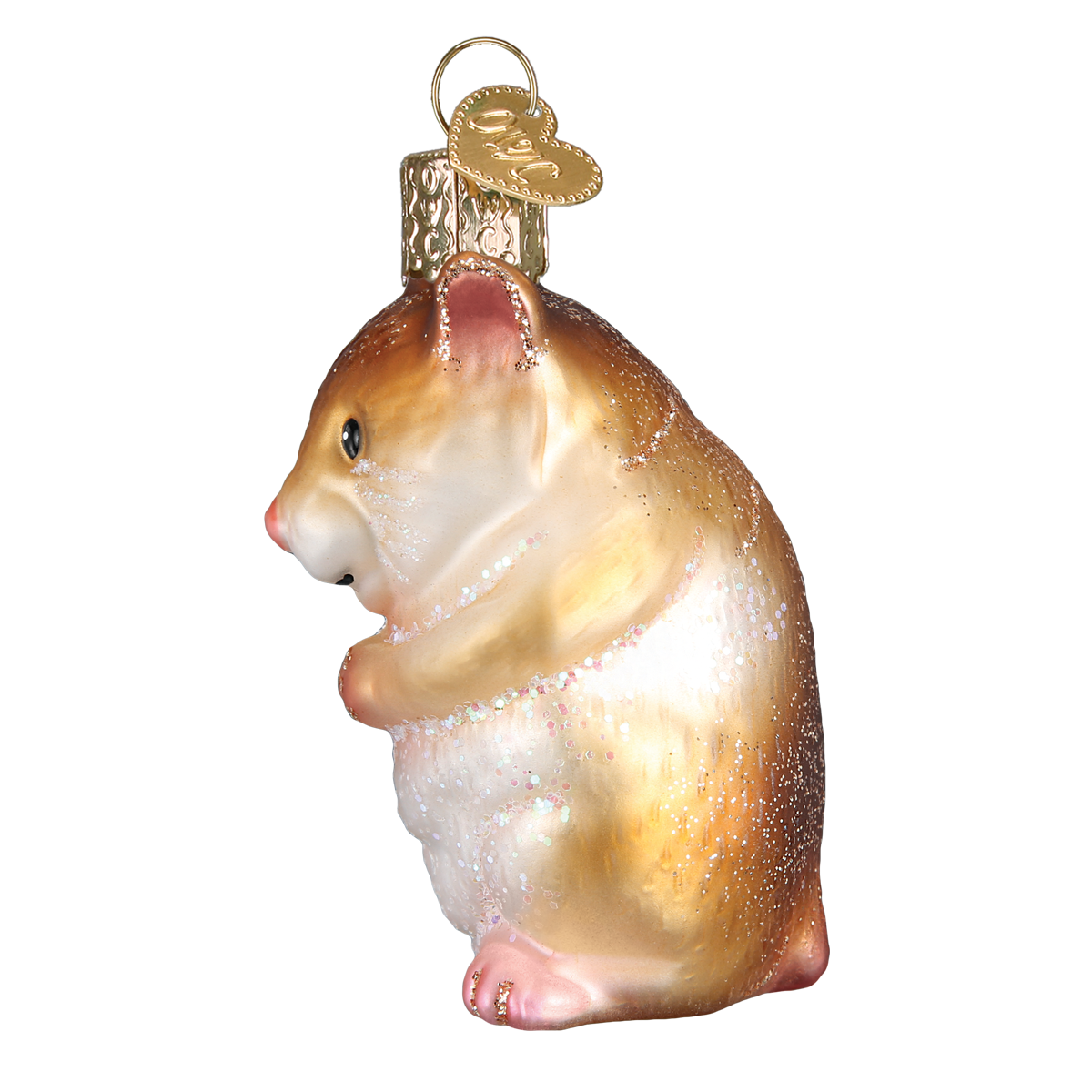 Hamster Ornament: 12530 / 12_7.2_6_9_S / 2.75 X 1.5 X 1.5