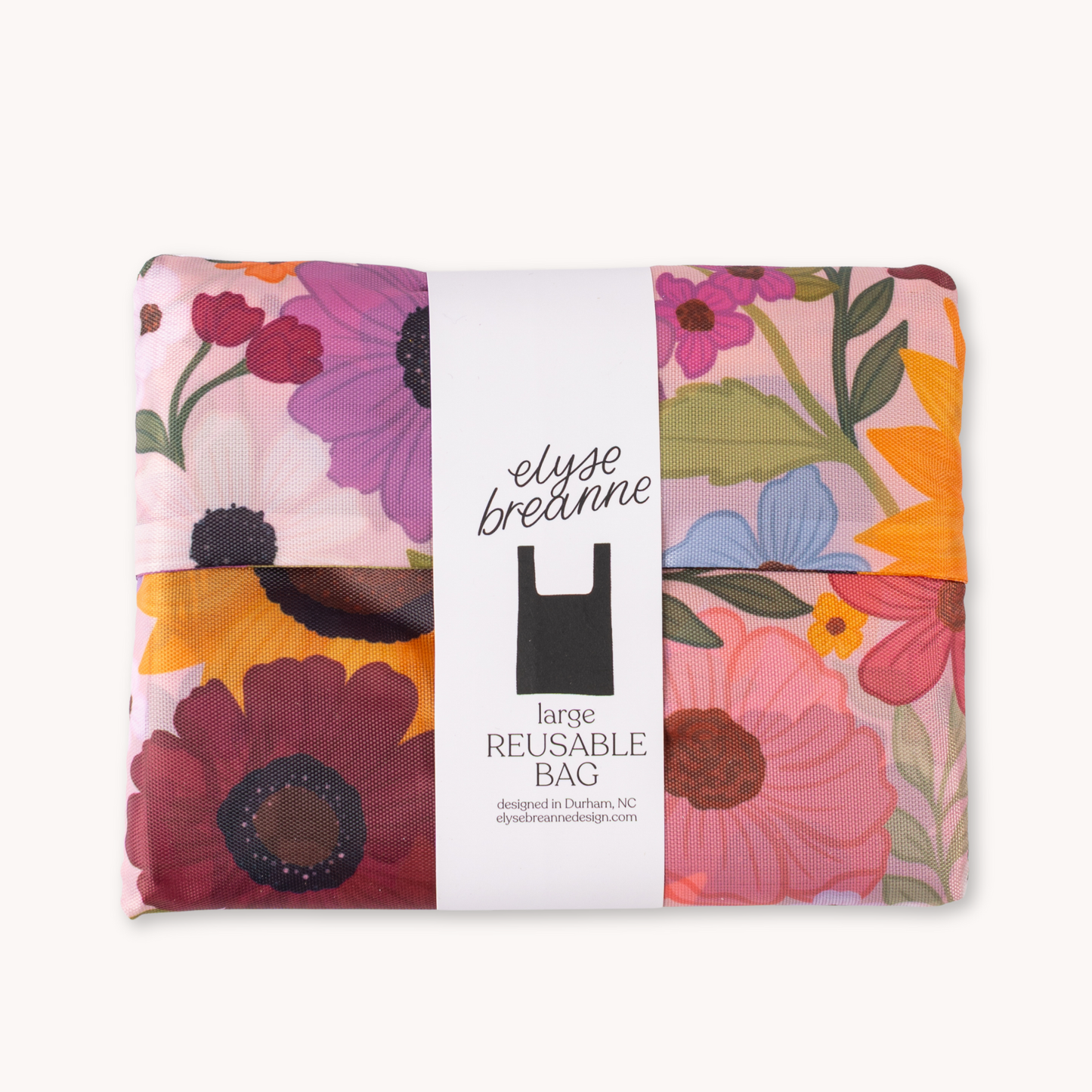 Rainbow Garden Reusable Bag: Large