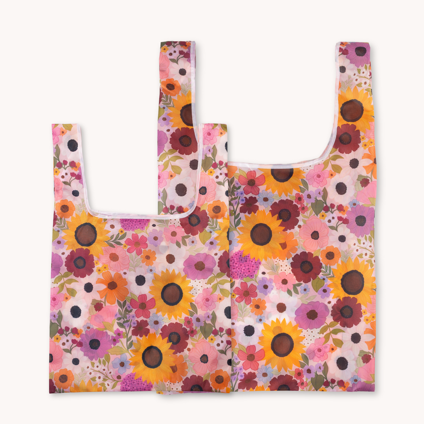 Rainbow Garden Reusable Bag: Large