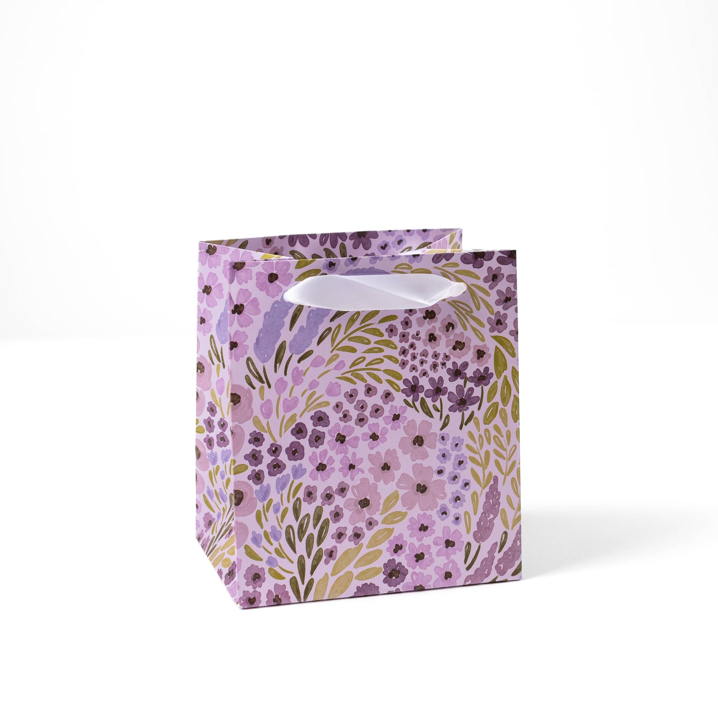 Lilac Floral Gift Bag: Large