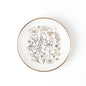 Pressed Floral Circular Trinket Dish