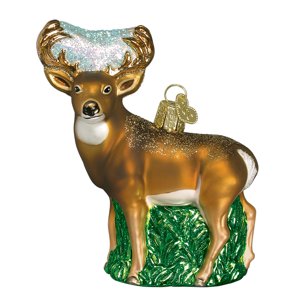 Whitetail Deer Ornament: 12162 / 12_10_6_12.5_L / 4.25 X 3.75 X 1.5