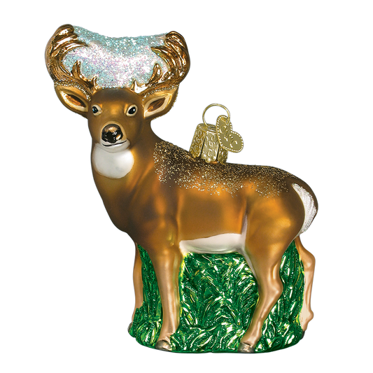 Whitetail Deer Ornament: 12162 / 12_10_6_12.5_L / 4.25 X 3.75 X 1.5