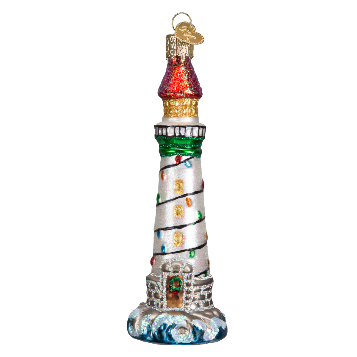 Holiday Lighthouse Ornament: 20039 / 12_8.8_6_11_L / 5 X 1.75 X 1.75