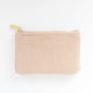 Almond Corduroy Coin Pouch