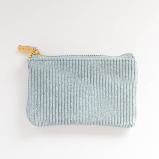Glacier Corduroy Coin Pouch