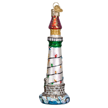 Holiday Lighthouse Ornament: 20039 / 12_8.8_6_11_L / 5 X 1.75 X 1.75