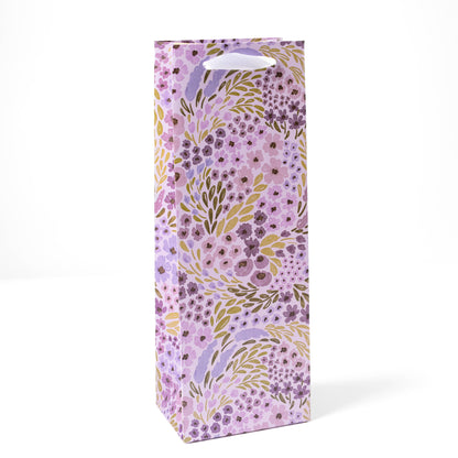 Lilac Floral Gift Bag: Large