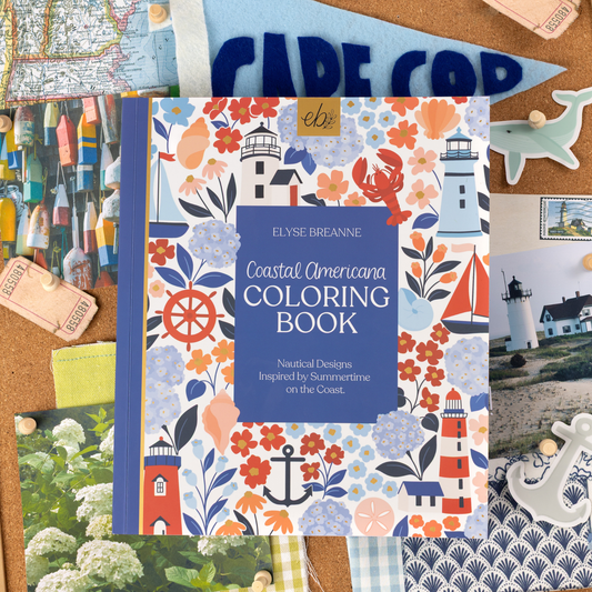 Coastal Americana Coloring Book
