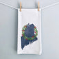 Maine Holiday Kitchen Tea Towel | Maine Kitchen Towel - kennedy and co