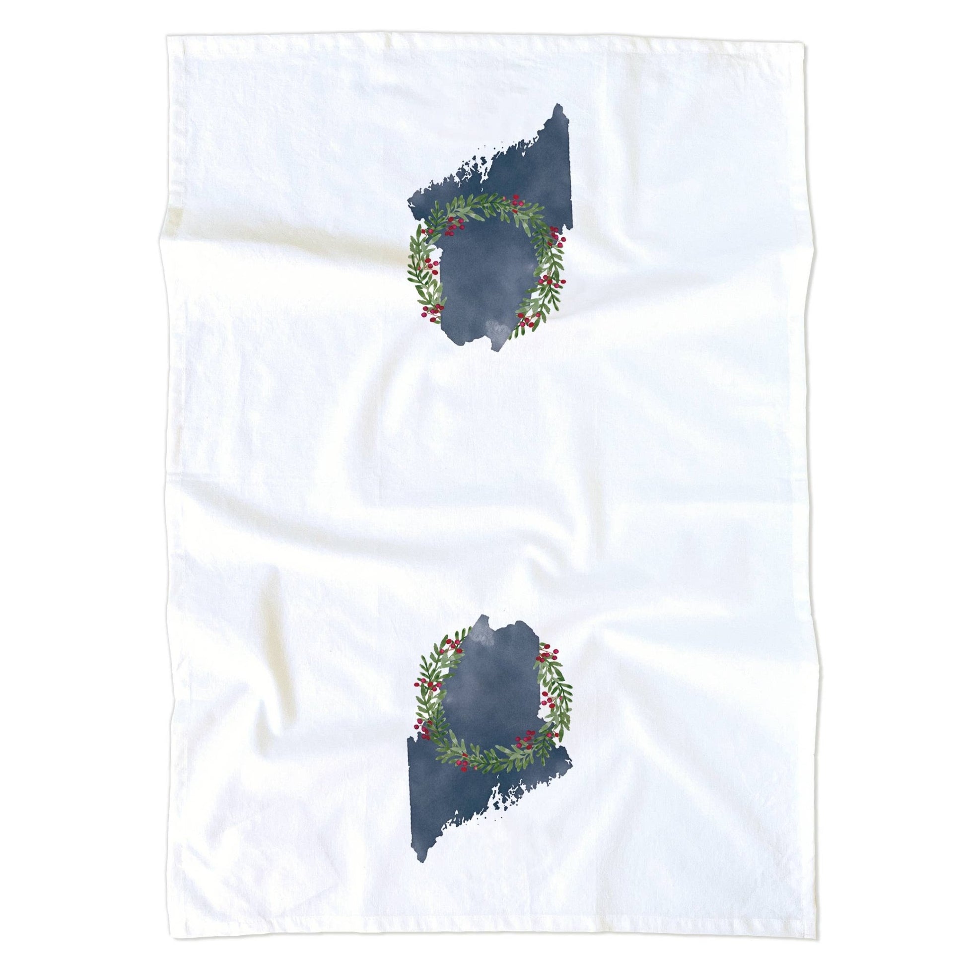 Maine Holiday Kitchen Tea Towel | Maine Kitchen Towel - kennedy and co