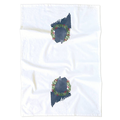 Maine Holiday Kitchen Tea Towel | Maine Kitchen Towel - kennedy and co